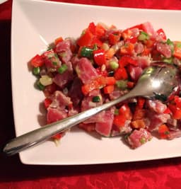 Tartare di tonno ROSSO, panzanella (G)