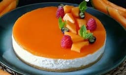 Cheese cake, ricotta di capra e marmellata di albicocche (L,G)